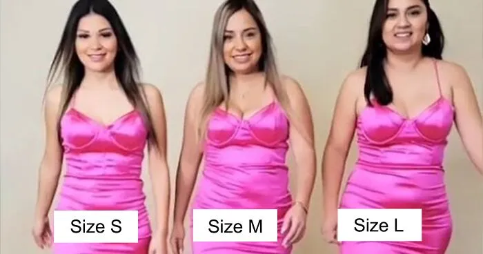 S, M And L: Three Women Try On The Same Outfit To Show How It Looks In Different Sizes