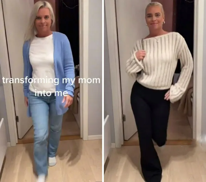 "Transformando a mi madre en mí": 30 Mamás sometidas a increíbles e inesperados cambios de imagen