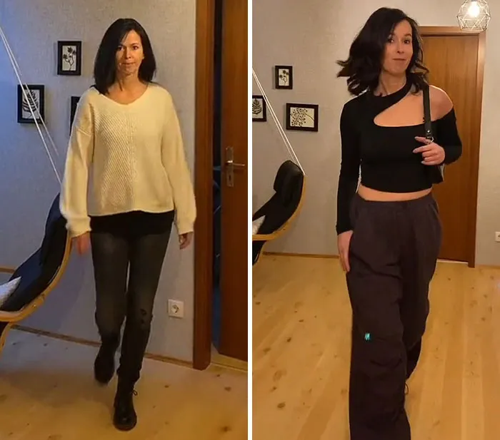 "Transformando a mi madre en mí": 30 Mamás sometidas a increíbles e inesperados cambios de imagen