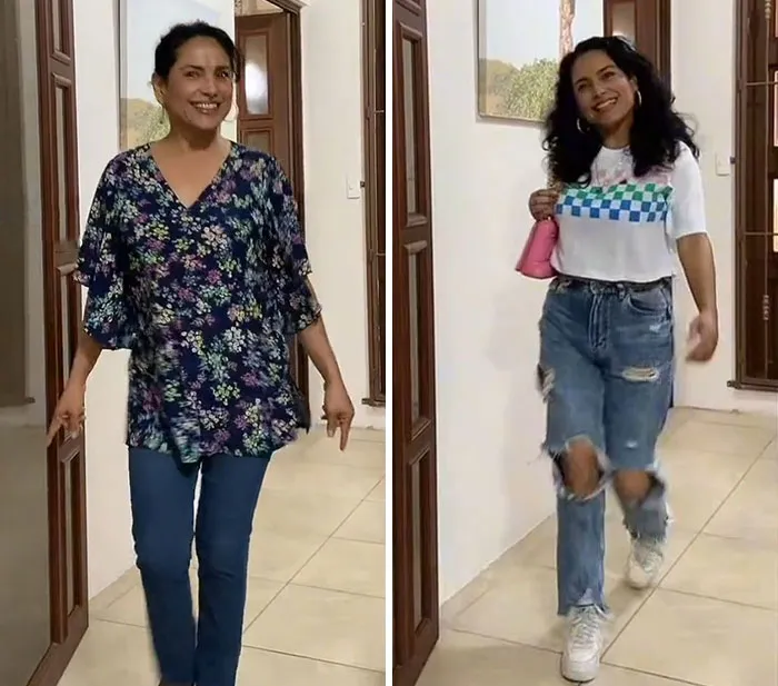 "Transformando a mi madre en mí": 30 Mamás sometidas a increíbles e inesperados cambios de imagen