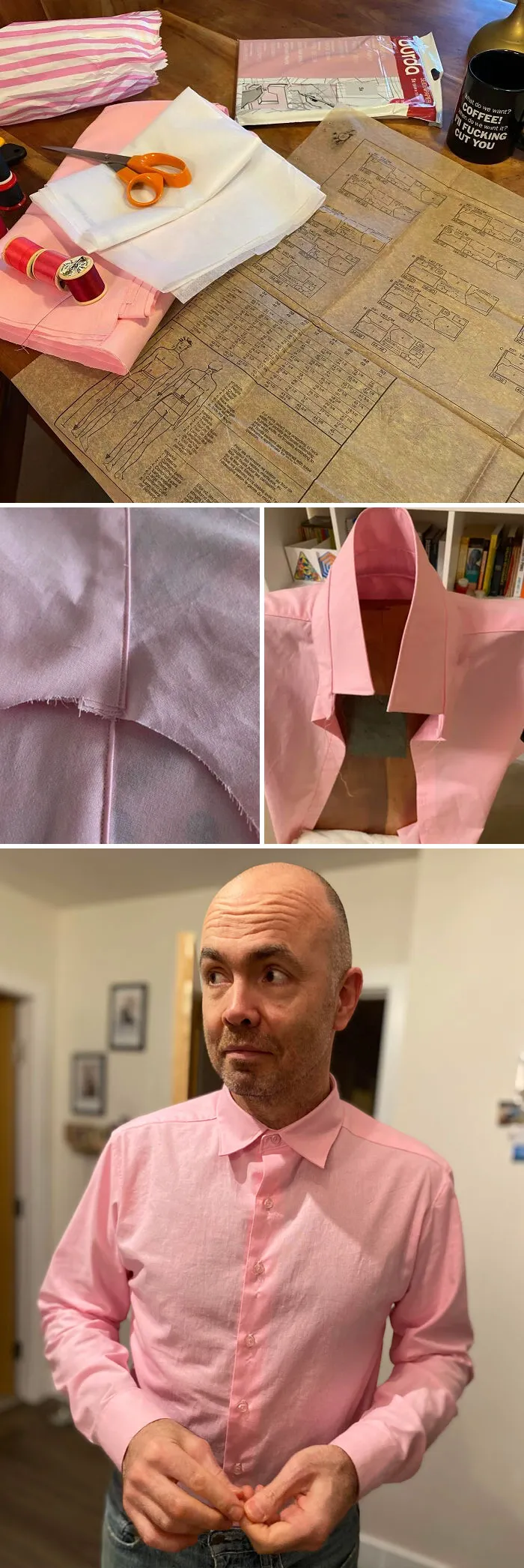 Bought A Machine For Christmas, Never Sewed Before So I’m Pleased With The Outcome