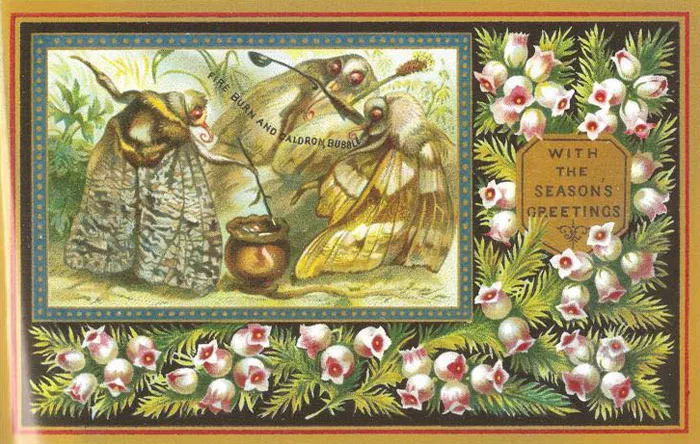 The Most Heartwarming Part Of The Christmas Season Is When The Insects Get Together To Perform Scenes From “Macbeth.”