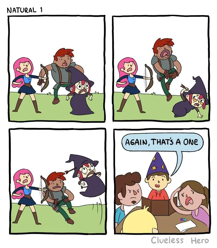 These Artists Make A Comic Series Called "Clueless Hero", And It's Set In A Fictional Gaming World (35 New Pics)