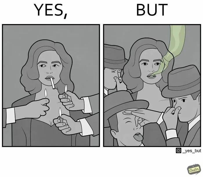 Artist Captures The Irony Of Everyday Moments In 27 “Yes, But” Illustrations (New Pics)