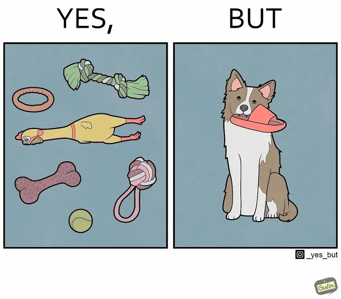 Artist Captures The Irony Of Everyday Moments In 27 “Yes, But” Illustrations (New Pics)