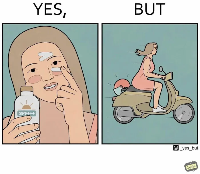 Artist Captures The Irony Of Everyday Moments In 27 “Yes, But” Illustrations (New Pics)