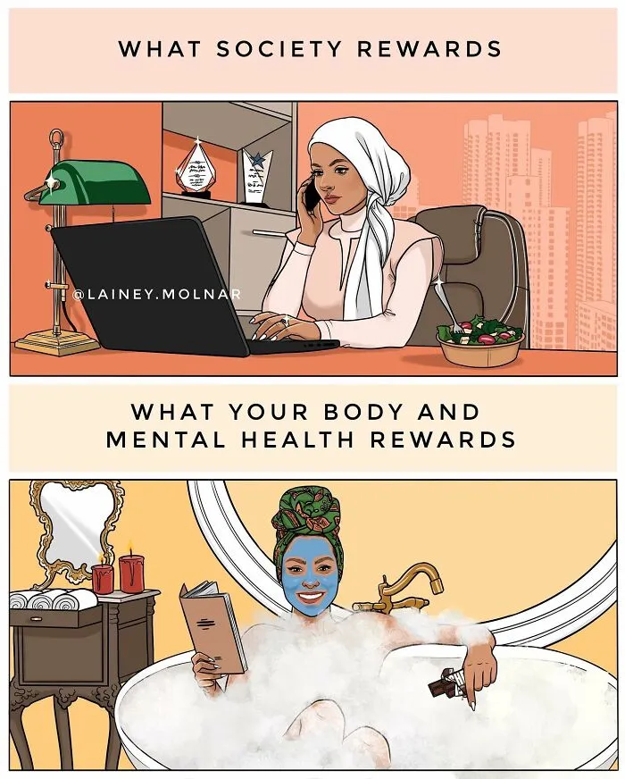30 Honest And Relatable Comics Exploring Societal Standards By Lainey Molnar (New Pics)