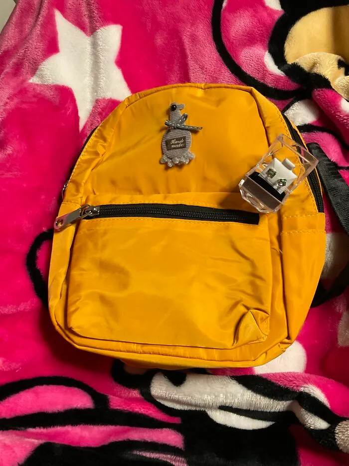 This Cute Little Handmade Bag! And These Earrings :d