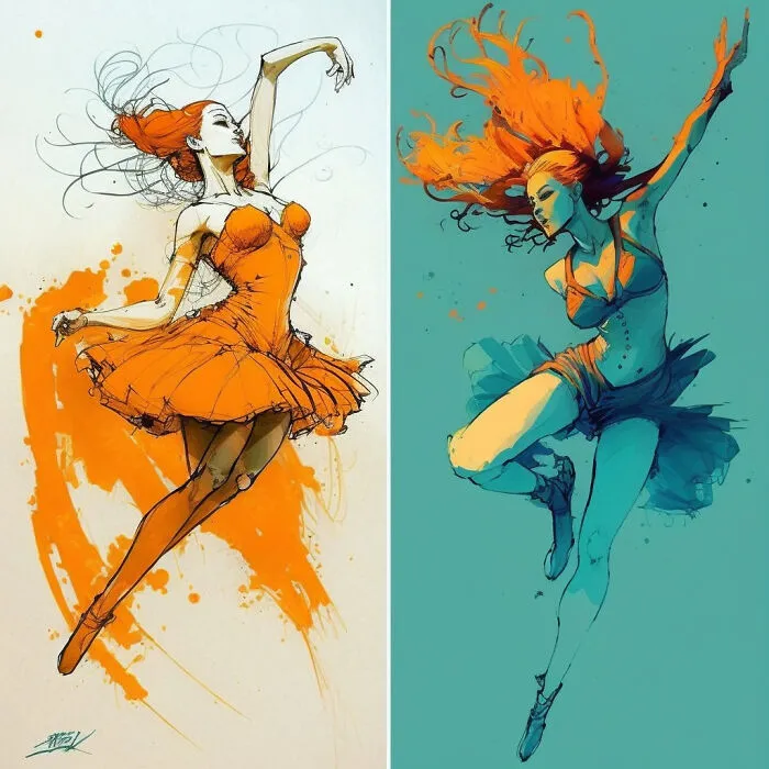 Dancers In Action
