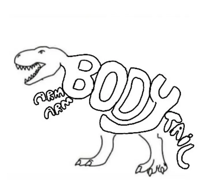 "Complete This Image In A Way That Proves You Won’t Be Replaced By AI": 30 People Finish A T-Rex Sketch In A Way AI Wouldn't