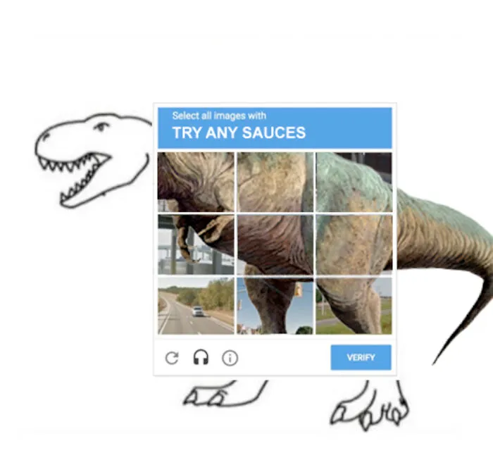 "Complete This Image In A Way That Proves You Won’t Be Replaced By AI": 30 People Finish A T-Rex Sketch In A Way AI Wouldn't