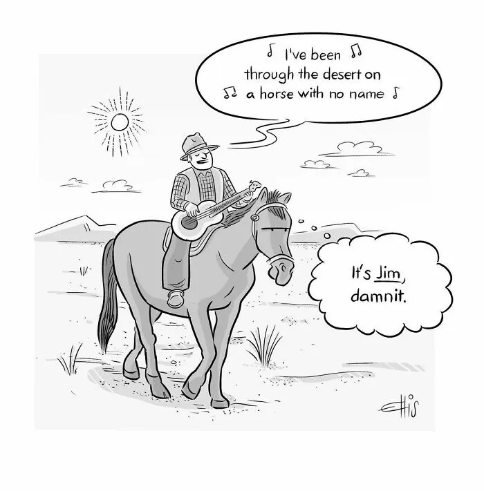 Funny One-Panel Comics By Ellis Rosen With A Sudden Twist
