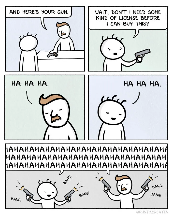 Here Are My 35 Favorite Silly Comics With Random Twists I Drew In The Year 2022
