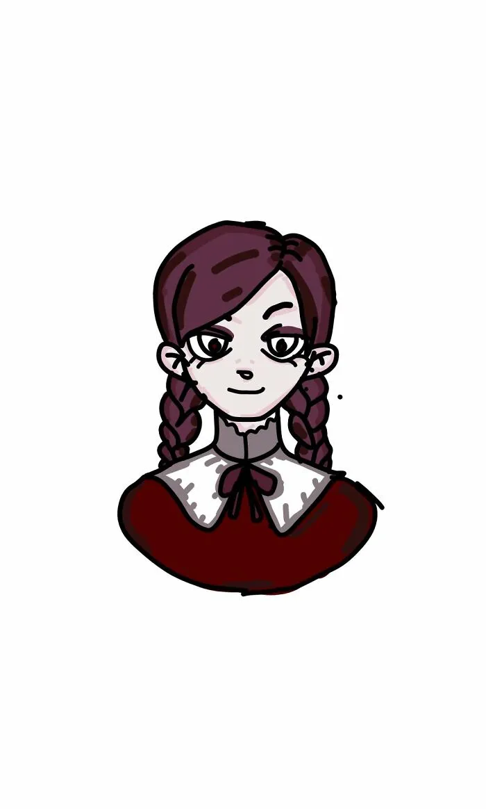 This Is Wednesday As A Cartoon, I Used Google For Reference