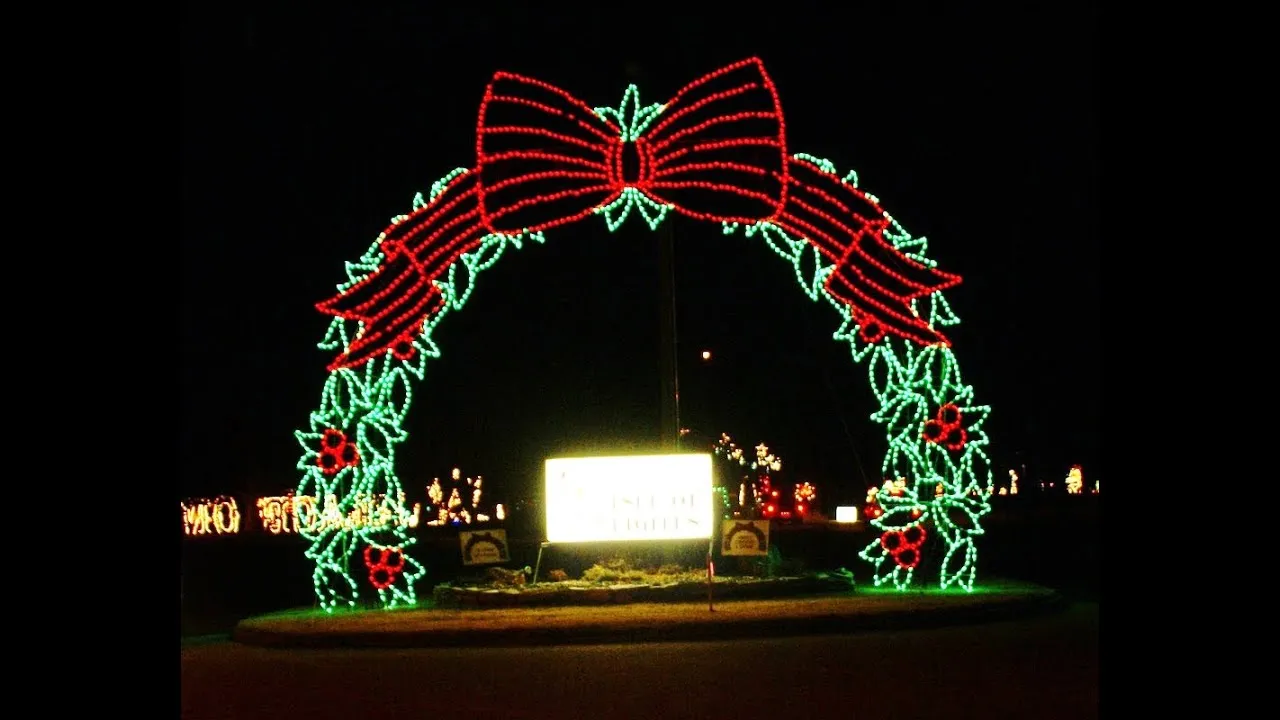 Winfield Isle Of Lights One Of The Best Christmas Lights Display In The Nation