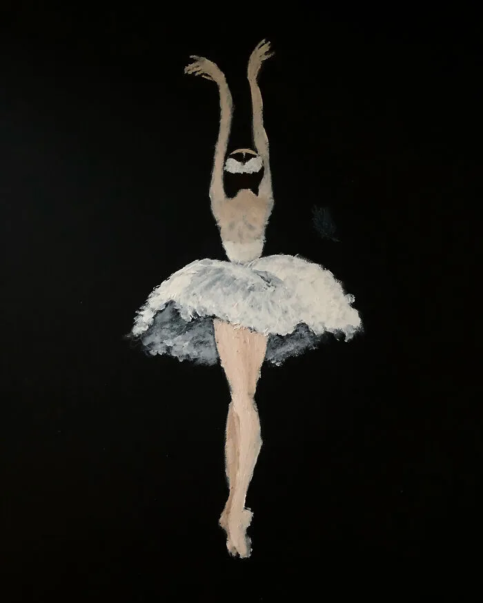 The Swan Oil Painting