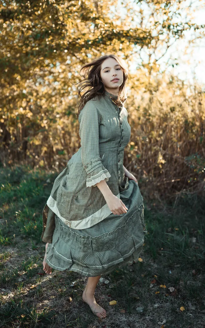 1870s Wool Walking Suit