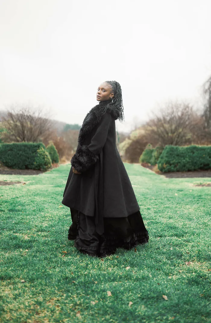1890s Mourning Gown