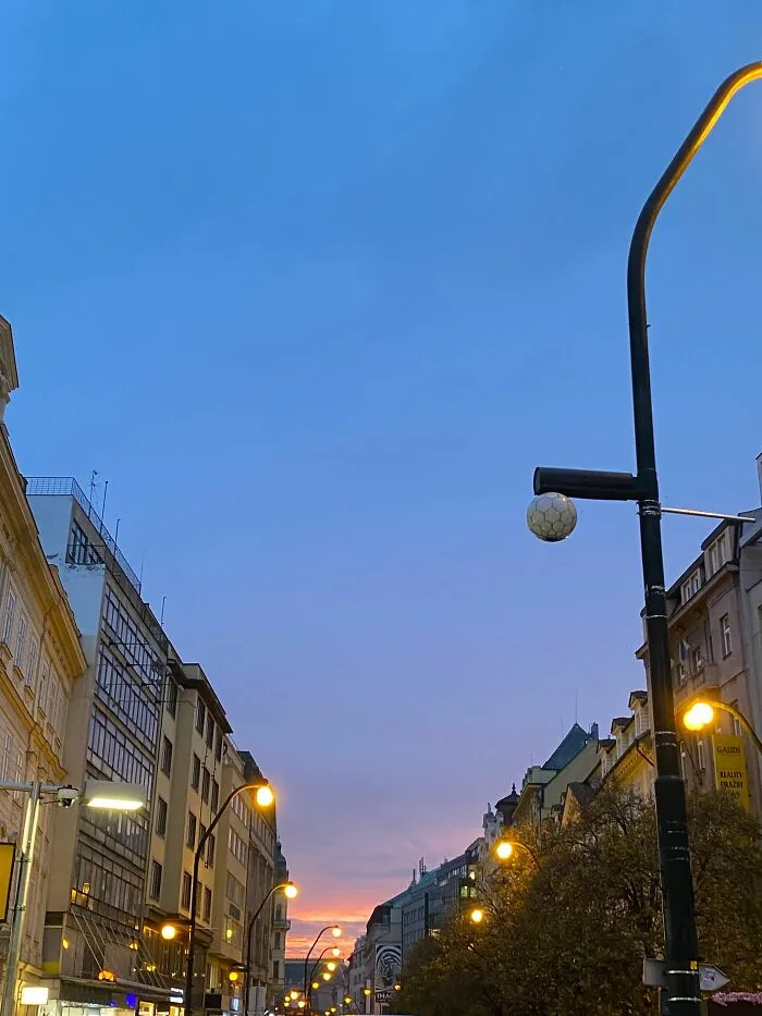 Prague At Sunset