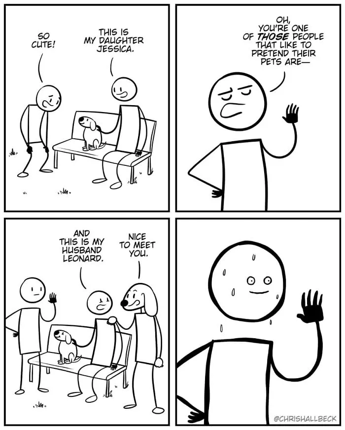 30 Humorous Comics By Chris Hallbeck That Might Make You Squeeze Out A Smile (New Pics)