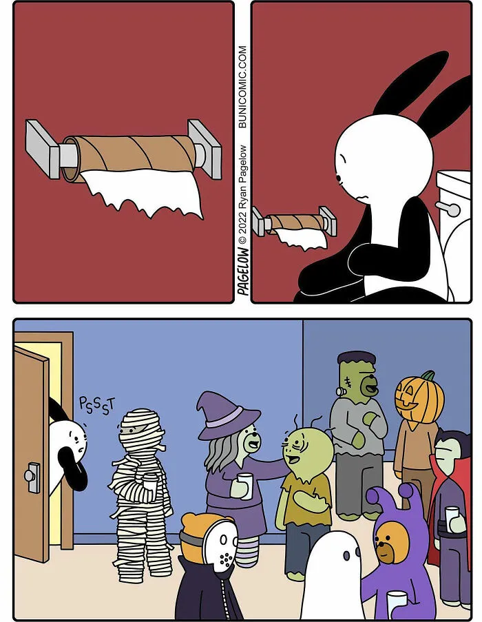 30 Nuevos cómics tan divertidos como tristes y retorcidos a la vez, creados por Buni