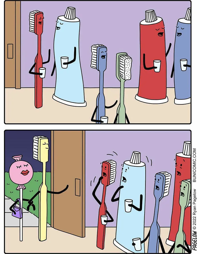 30 Nuevos cómics tan divertidos como tristes y retorcidos a la vez, creados por Buni