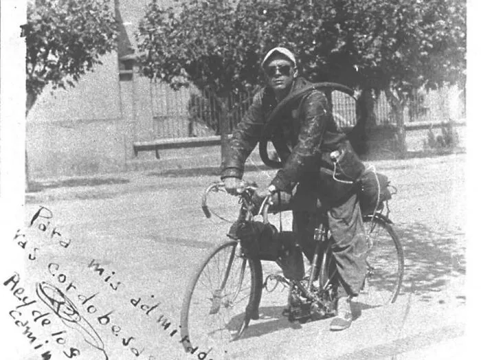 Ché Guevara With His Motorcycle
