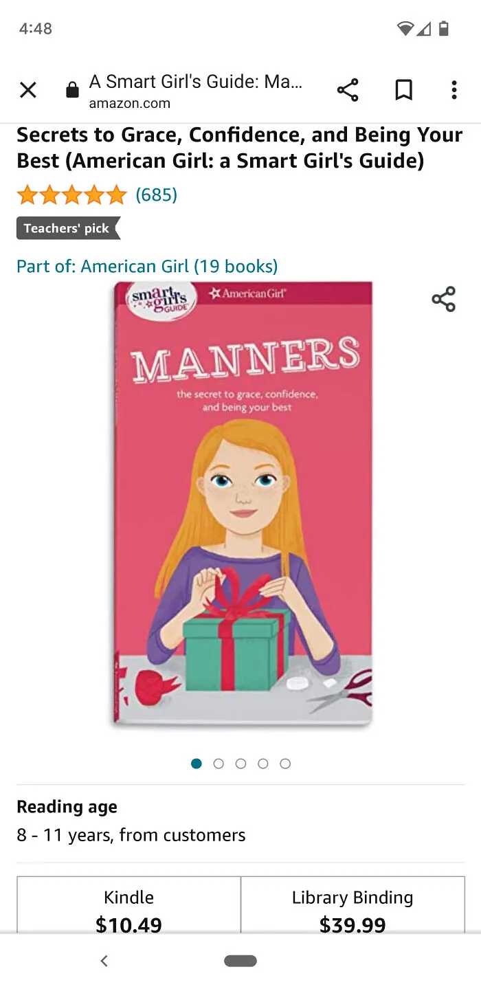 Manners Book...i Was A Nice Kid, No Sarcasm