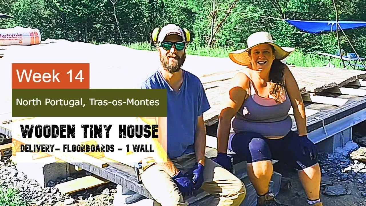 Couple Built An Entire Tiny House From Scratch In North Portugal With Limited Power Tools