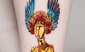 30 Dazzling Golden Tattoos Made With Precision By Manhattan-Based Tattoo Artist