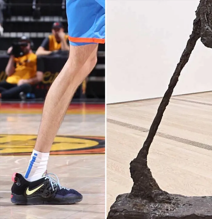 Coincidentally Accurate And Funny Similarities Found Between Art And Sports Moments By This Instagram Account (30 New Pics)