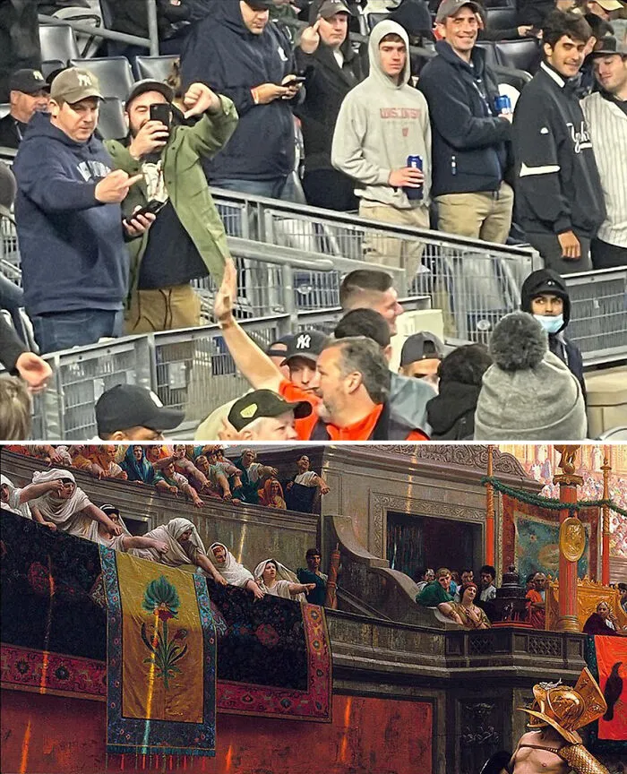 Coincidentally Accurate And Funny Similarities Found Between Art And Sports Moments By This Instagram Account (30 New Pics)