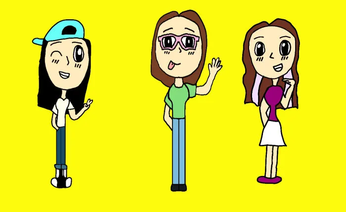 Drawing Og Me And Meh Friends