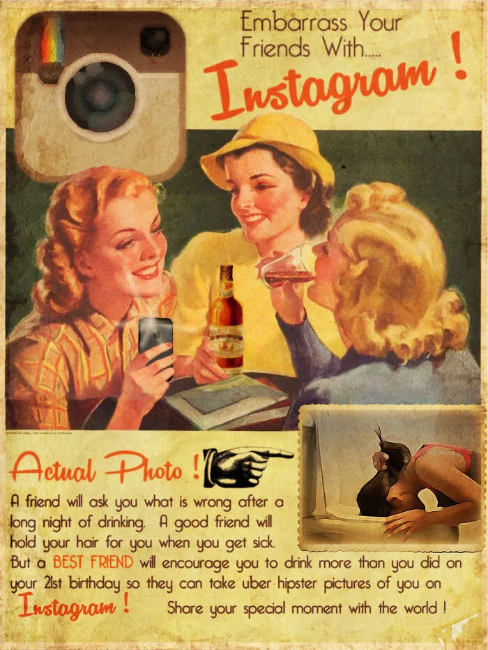 Here Are The Best Of User-Submitted Vintage Ads Of Modern-Day Products, As Shared In 'Design Crowd' Contests (30 Pics)