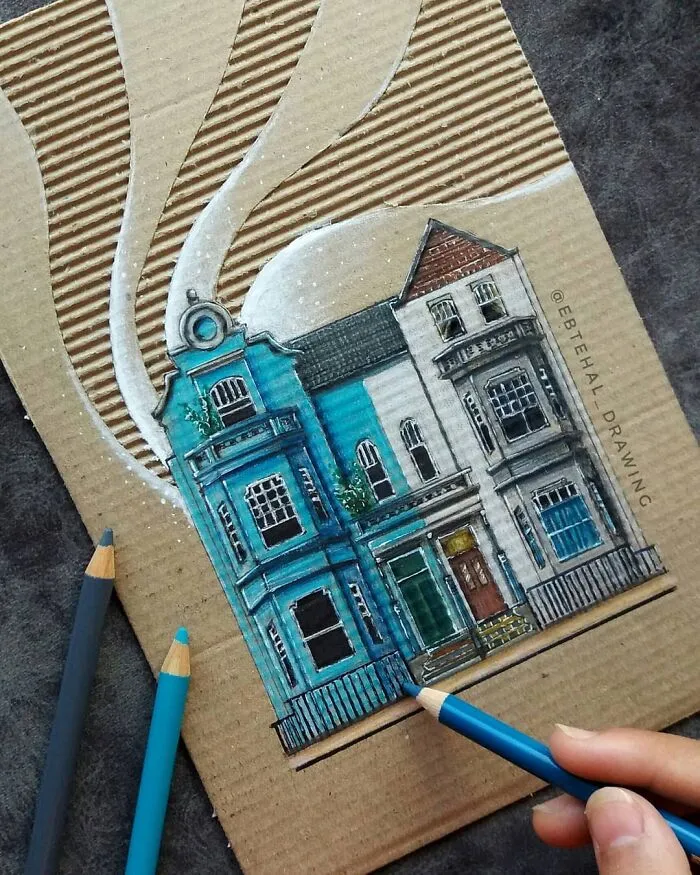 Here Are 26 3D Building Cardboard Artworks Made By This Student Of Architecture