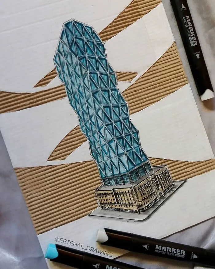 Here Are 26 3D Building Cardboard Artworks Made By This Student Of Architecture