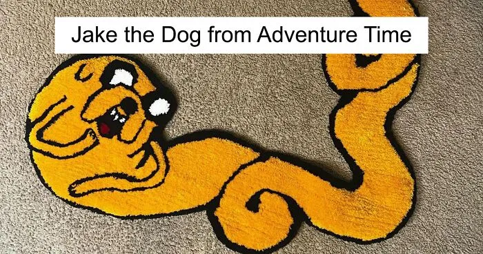 Popular Anime And Cartoon Characters Made Into Rugs By A Carpet Nerd (32 Pics)