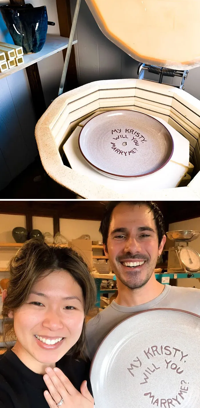 Made A Plate To Propose To My Now Fiancé