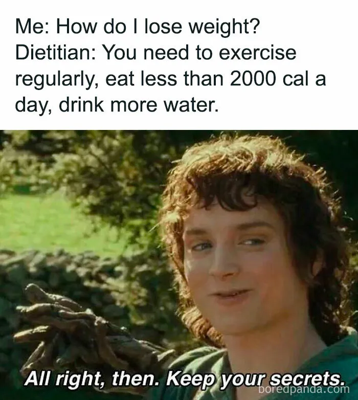 50 Of The Funniest Weight Loss And Diet Memes Because The Struggle Is Real