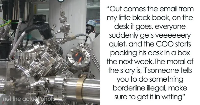 Employee Saves Themselves From Legal Trouble By Showing An Email They Asked For From The COO Before Starting To Follow His Orders