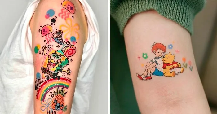 120 Cartoon Tattoos For A Blast From The Past