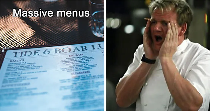 30 Restaurant Red Flags That Chefs Say You Shouldn't Ignore
