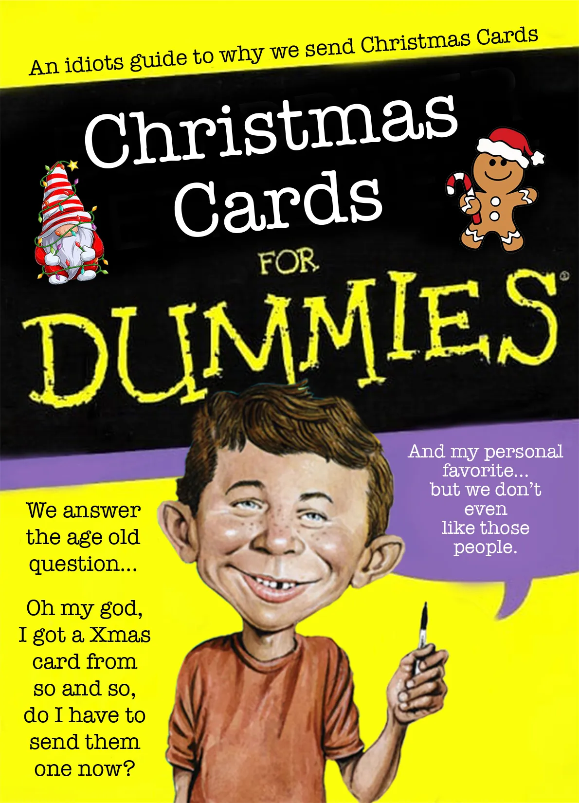 What We All Think About Xmas Cards But Are Afraid To Say.