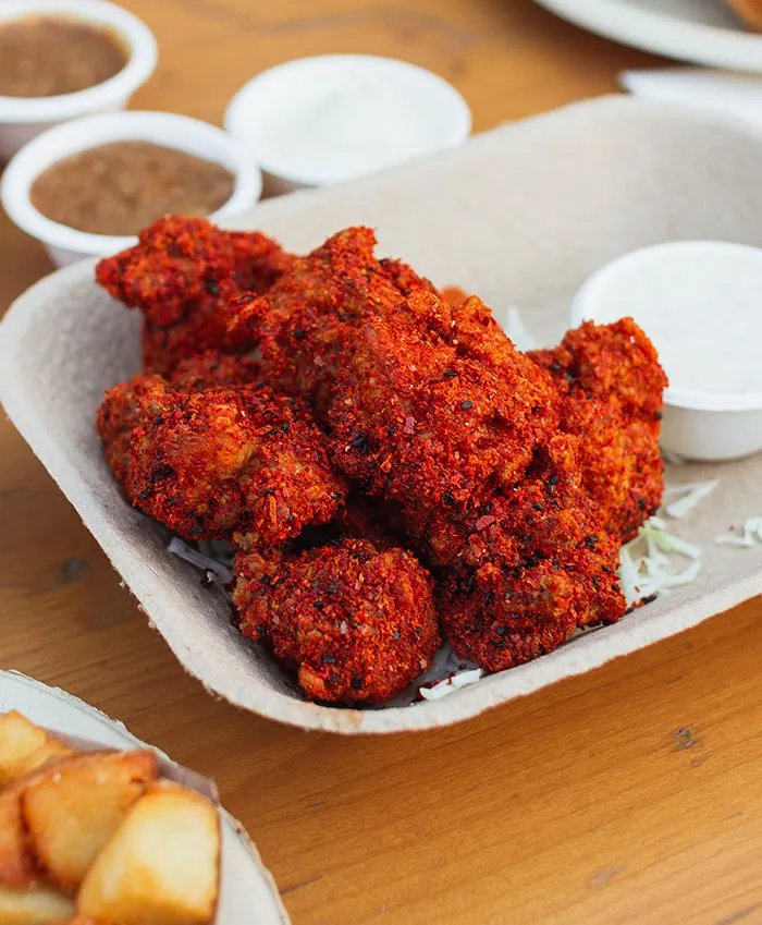 Cooked KFC chicken
