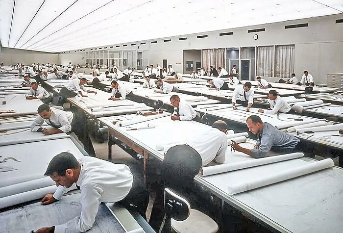 Office Life Before The Invention Of Autocad And Other Drafting Softwares