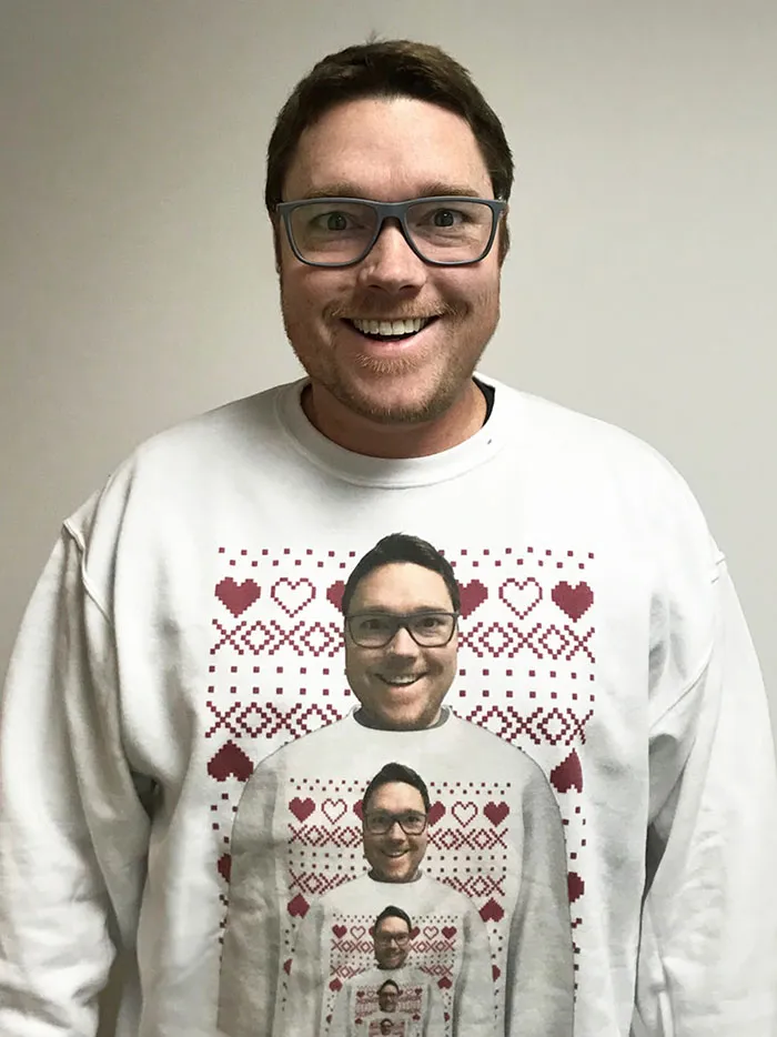 I Ordered A Custom Ugly Christmas Sweater