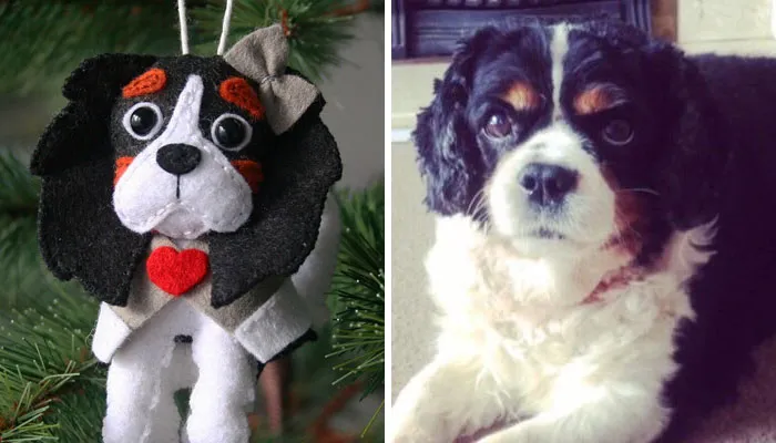 I Made Charlie. She Passed Away A While Ago, But She’s In Our Hearts, And Now Also On Christmas Tree