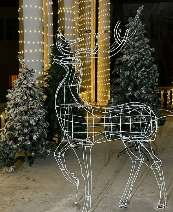 Made A Reindeer For Christmas From Wire. Please Rate