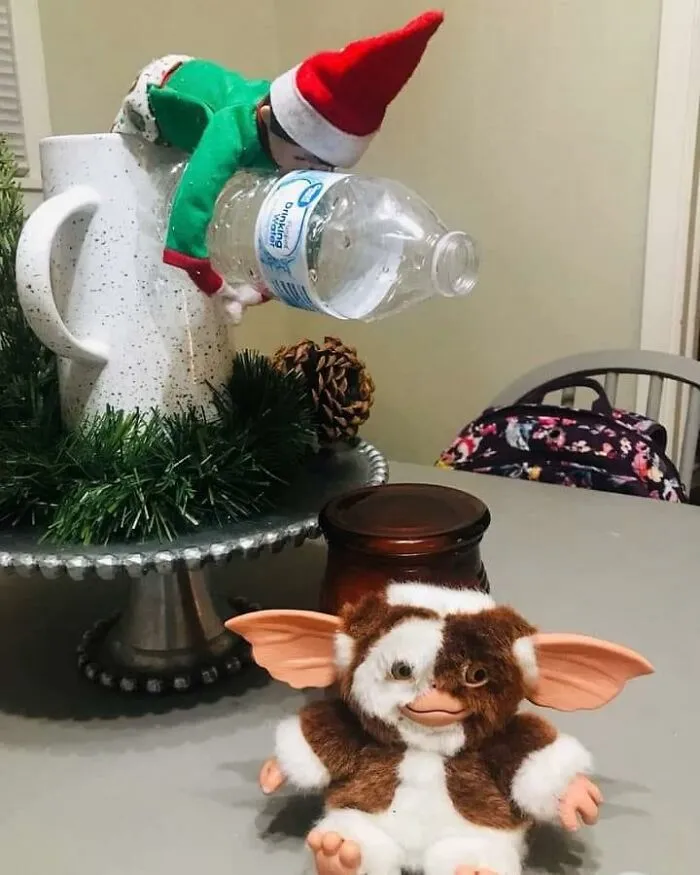 Elf On The Shelf About To Make A Big Mistake