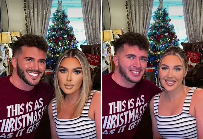 Esta mujer editó sus fotos exageradamente para demostrar la falsedad de lo que vemos en redes sociales (nuevas imágenes)